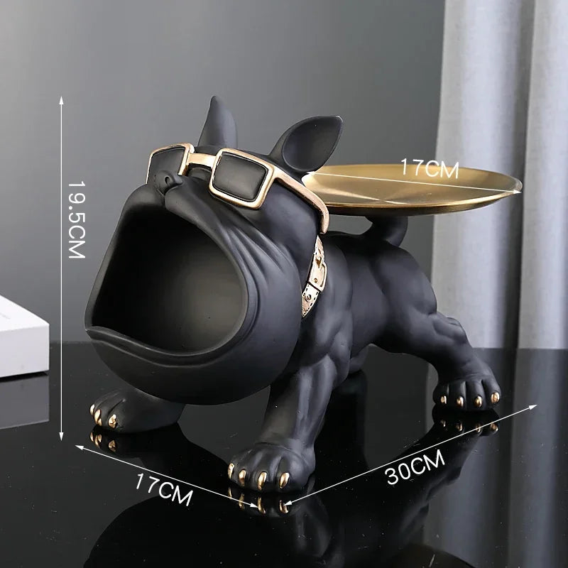 Home Decor Bulldog Figurine Dog Statue