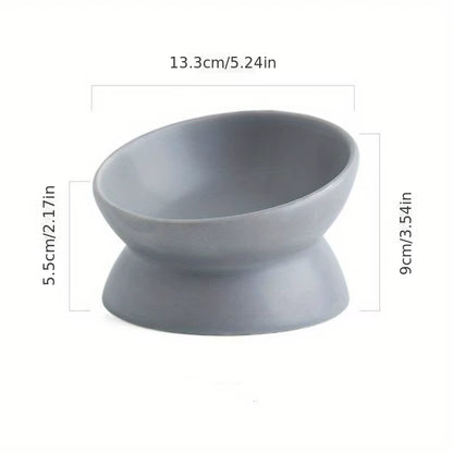 Ceramic Raised Cat Bowl Set