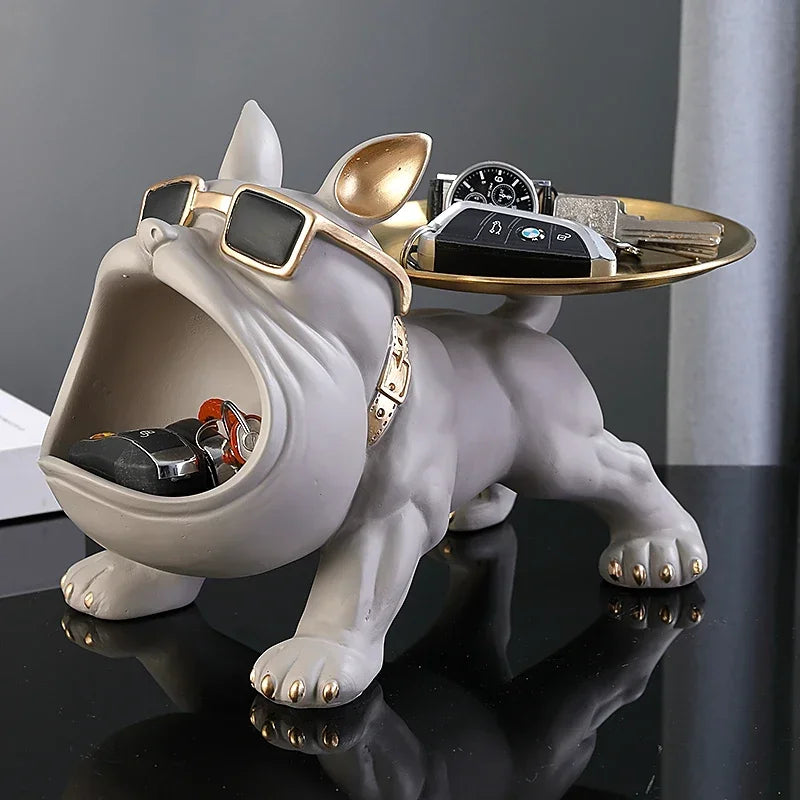 Home Decor Bulldog Figurine Dog Statue