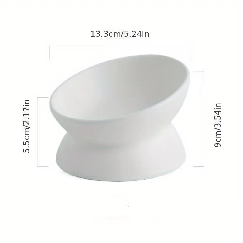 Ceramic Raised Cat Bowl Set