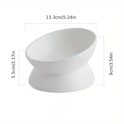Ceramic Raised Cat Bowl Set