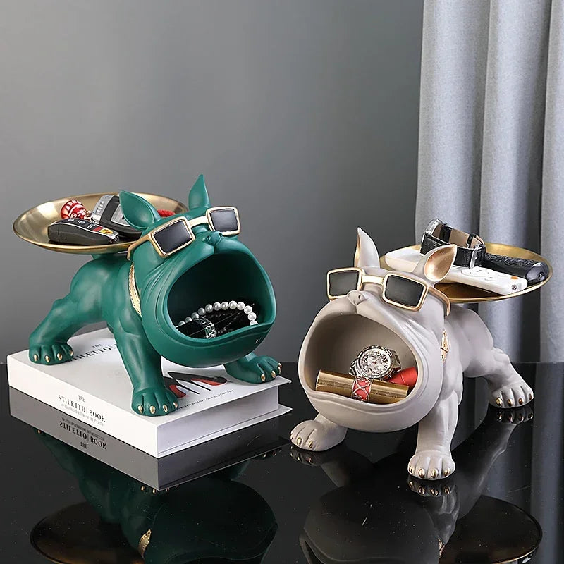 Home Decor Bulldog Figurine Dog Statue