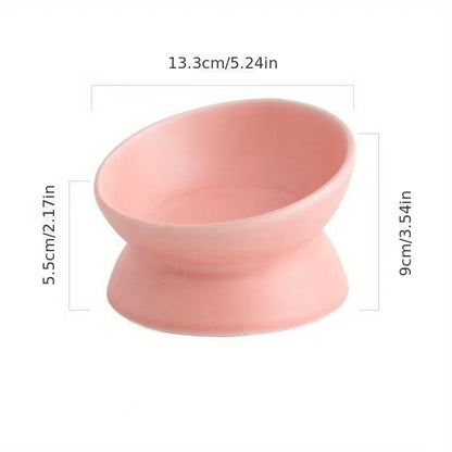 Ceramic Raised Cat Bowl Set