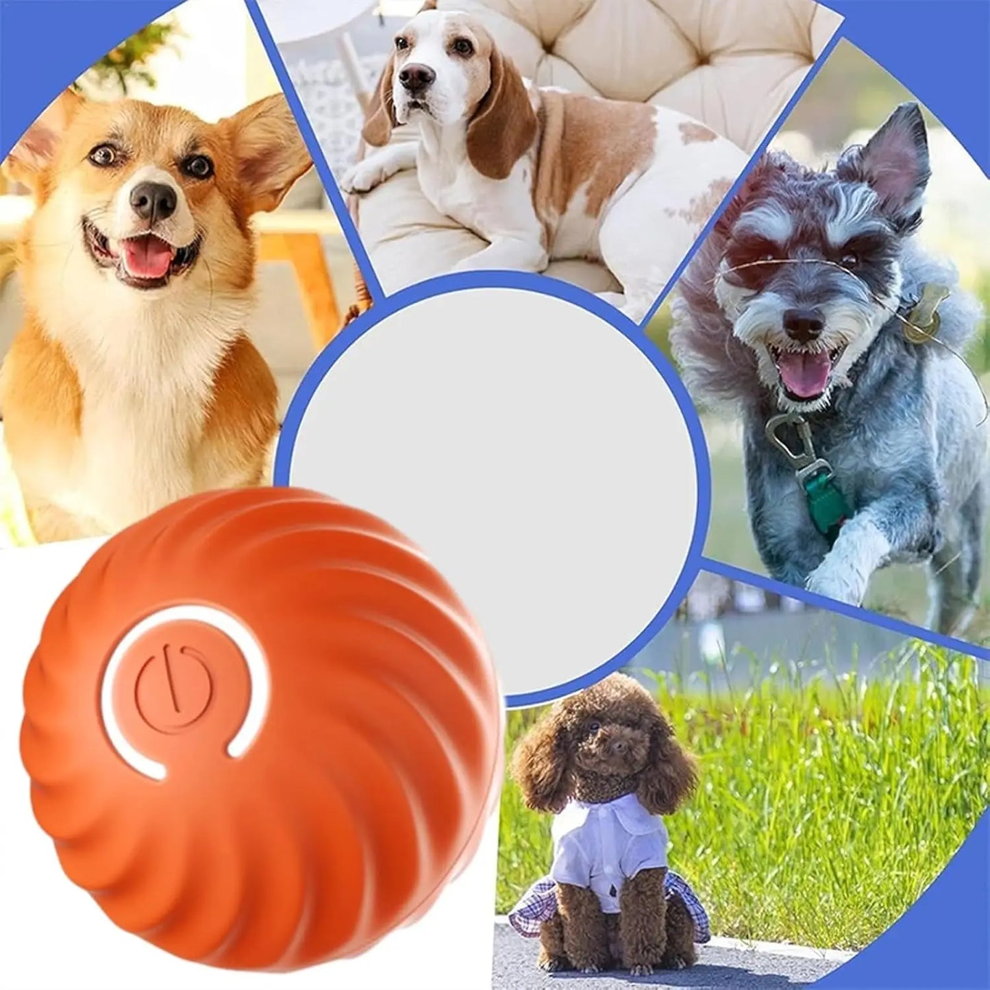Dog Toys Intelligent Gravity Jump Ball