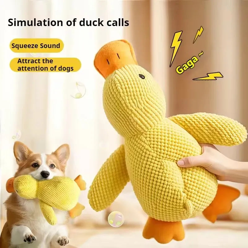 Dog Toy Plush Companion Sleeping Duck Bite