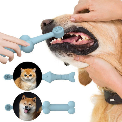Pet Long-Handle Toothbrush for Dogs