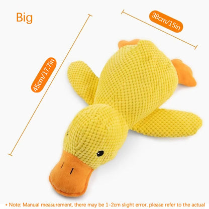 Dog Toy Plush Companion Sleeping Duck Bite