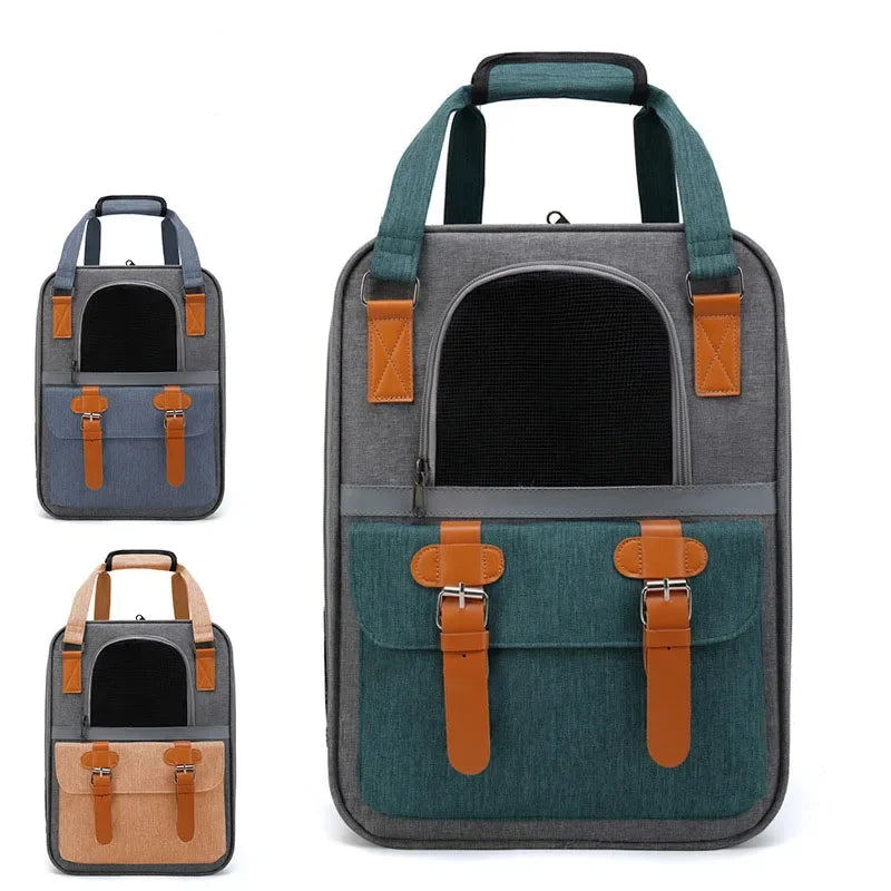 Pet Carriers Breathable Mesh Dog Backpack