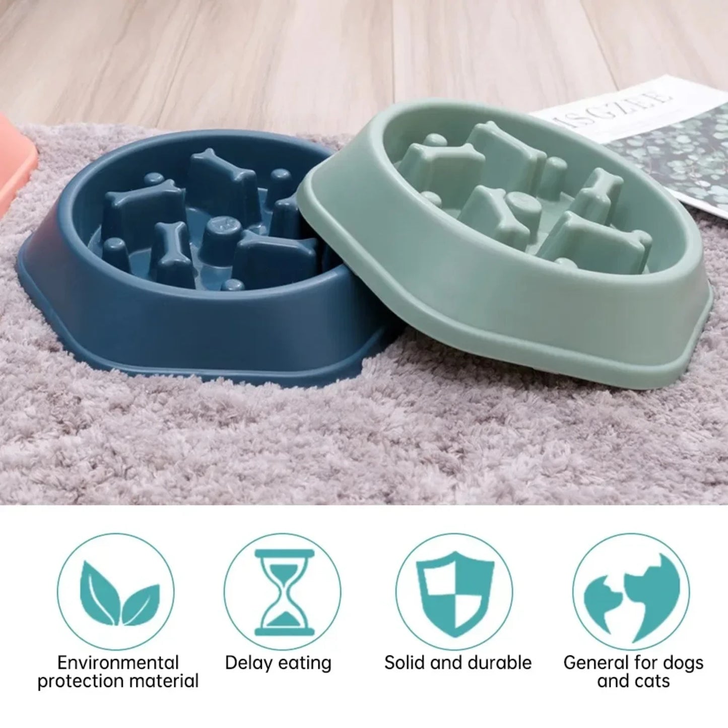 Pet Dog Feeding Food Bowl