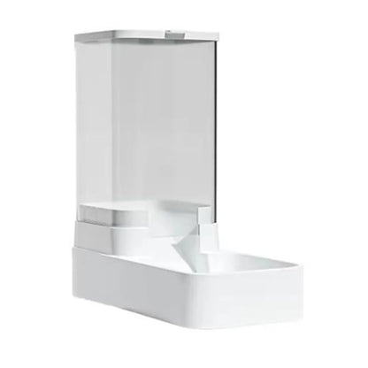 Plastic Pet Food Storage Dispenser Transparent