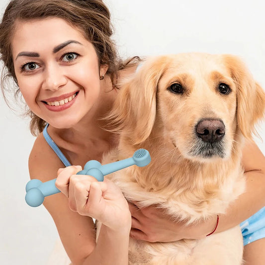 Pet Long-Handle Toothbrush for Dogs