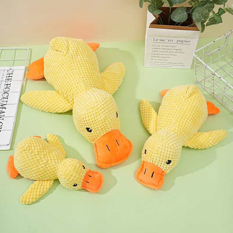 Dog Toy Plush Companion Sleeping Duck Bite