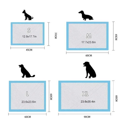 Super Absorbent & Odor-Control Pet Pads