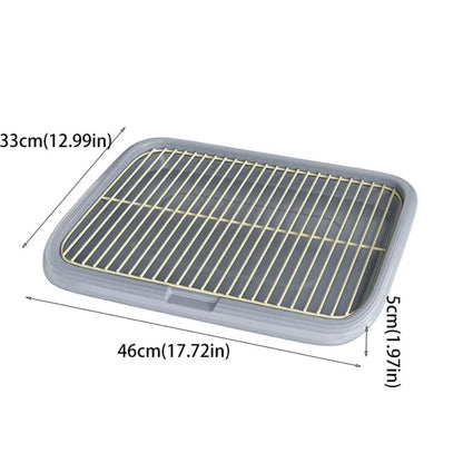Rectangle Dog Indoor Tray Toilet Detachable anti Leakage