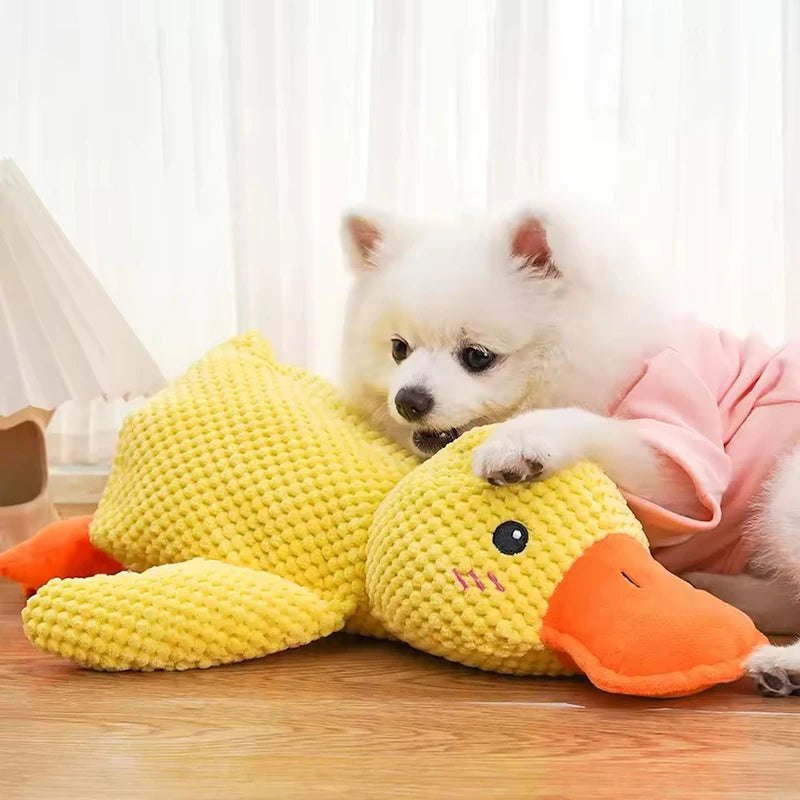 Dog Toy Plush Companion Sleeping Duck Bite