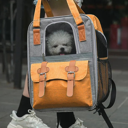 Pet Carriers Breathable Mesh Dog Backpack