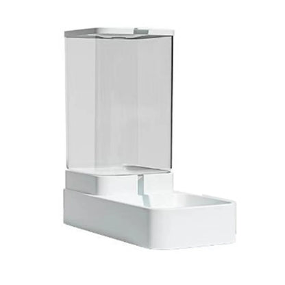 Plastic Pet Food Storage Dispenser Transparent