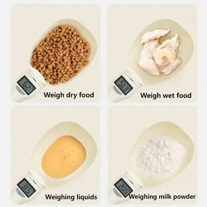 Food Scale Pet Measuring Scoop LCD Electronic