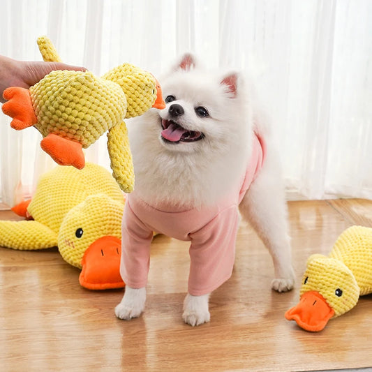 Dog Toy Plush Companion Sleeping Duck Bite