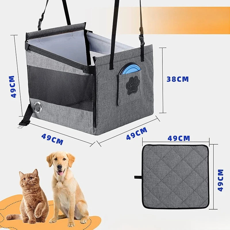 Portable Car Pet Seat Stable Dog Carrier