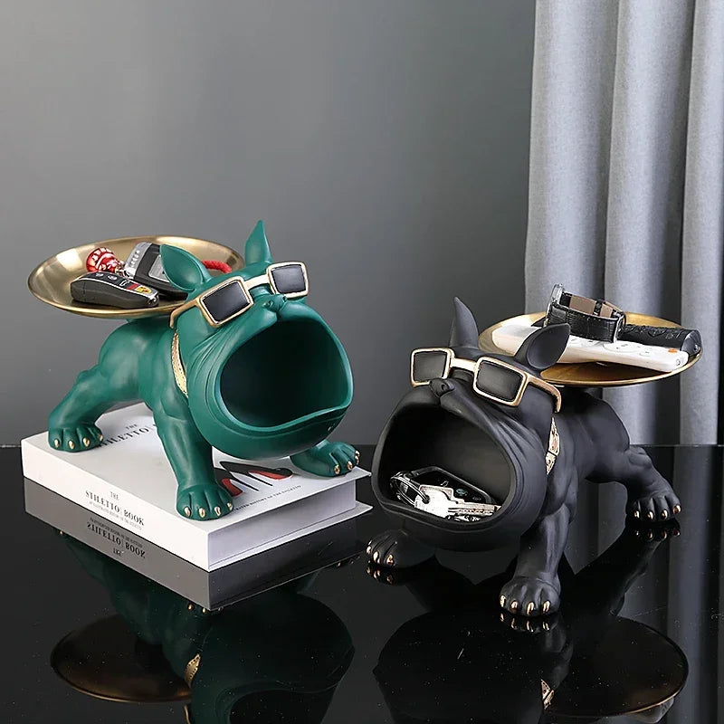Home Decor Bulldog Figurine Dog Statue