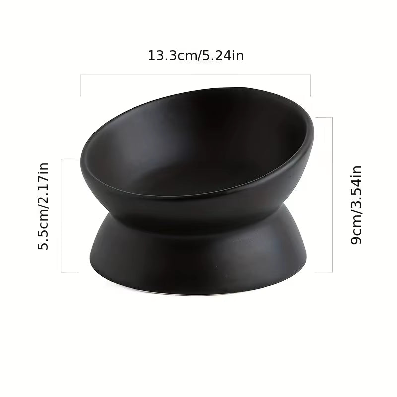 Ceramic Raised Cat Bowl Set