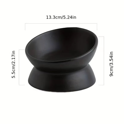 Ceramic Raised Cat Bowl Set