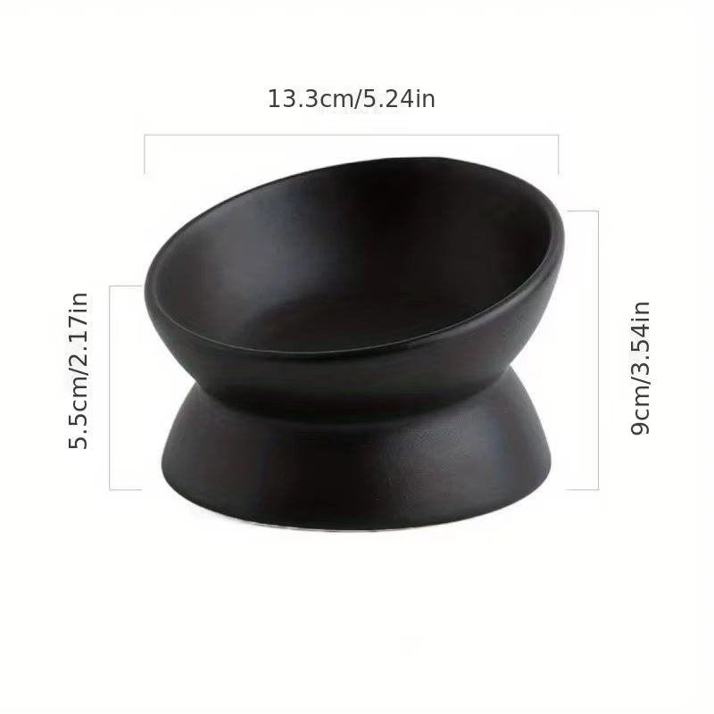 Ceramic Raised Cat Bowl Set