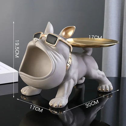 Home Decor Bulldog Figurine Dog Statue