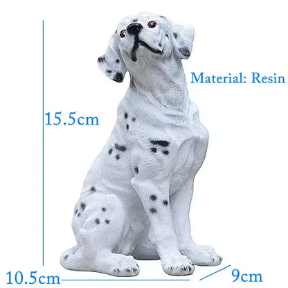 Cute Resin Dog Statue Golden