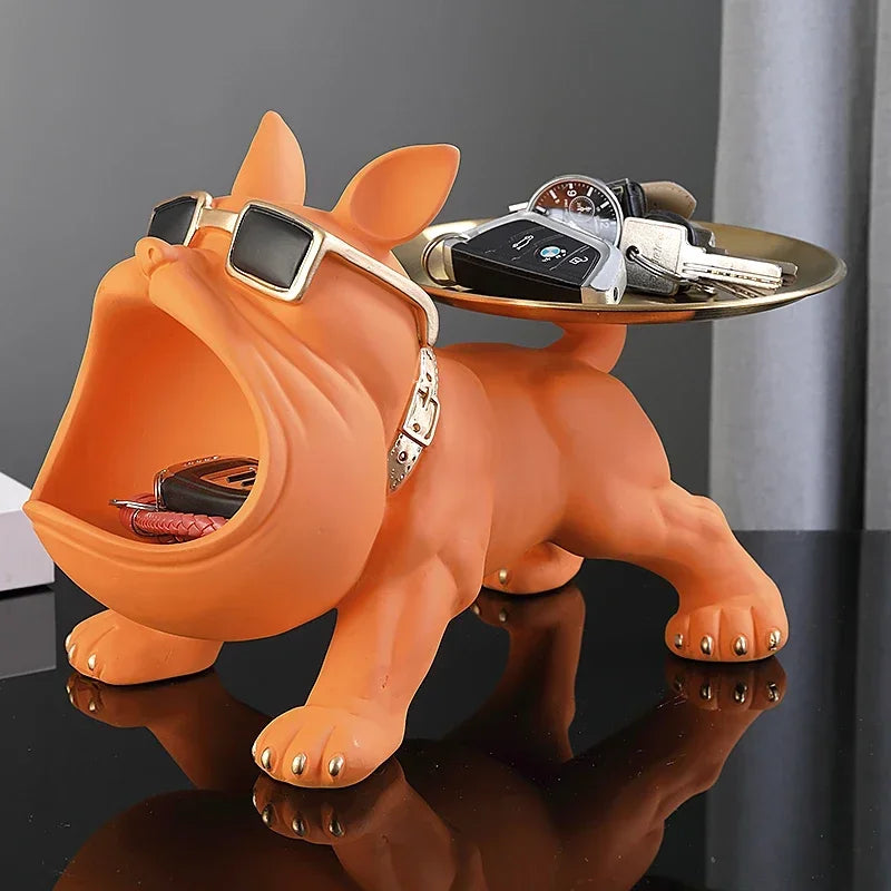 Home Decor Bulldog Figurine Dog Statue